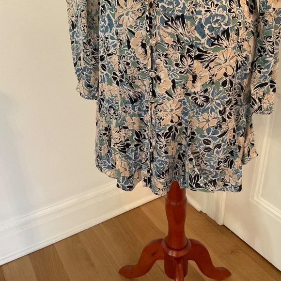 Veronica Beard Riggins Ashlynn Blue Floral mini dress - Picture 9 of 10